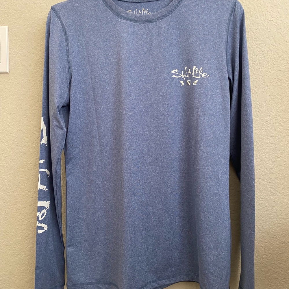 Salt Life Blue Long Sleeve Shirt